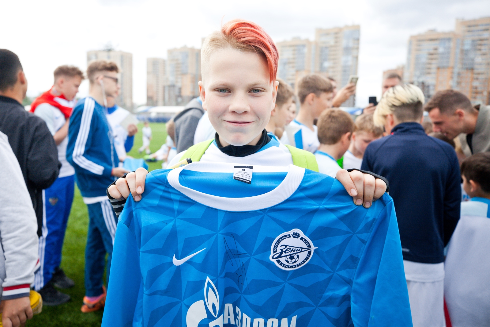 Лука Джорджевич посетил тренировку детей из летнего лагеря Академии