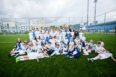 Лука Джорджевич посетил тренировку детей из летнего лагеря Академии