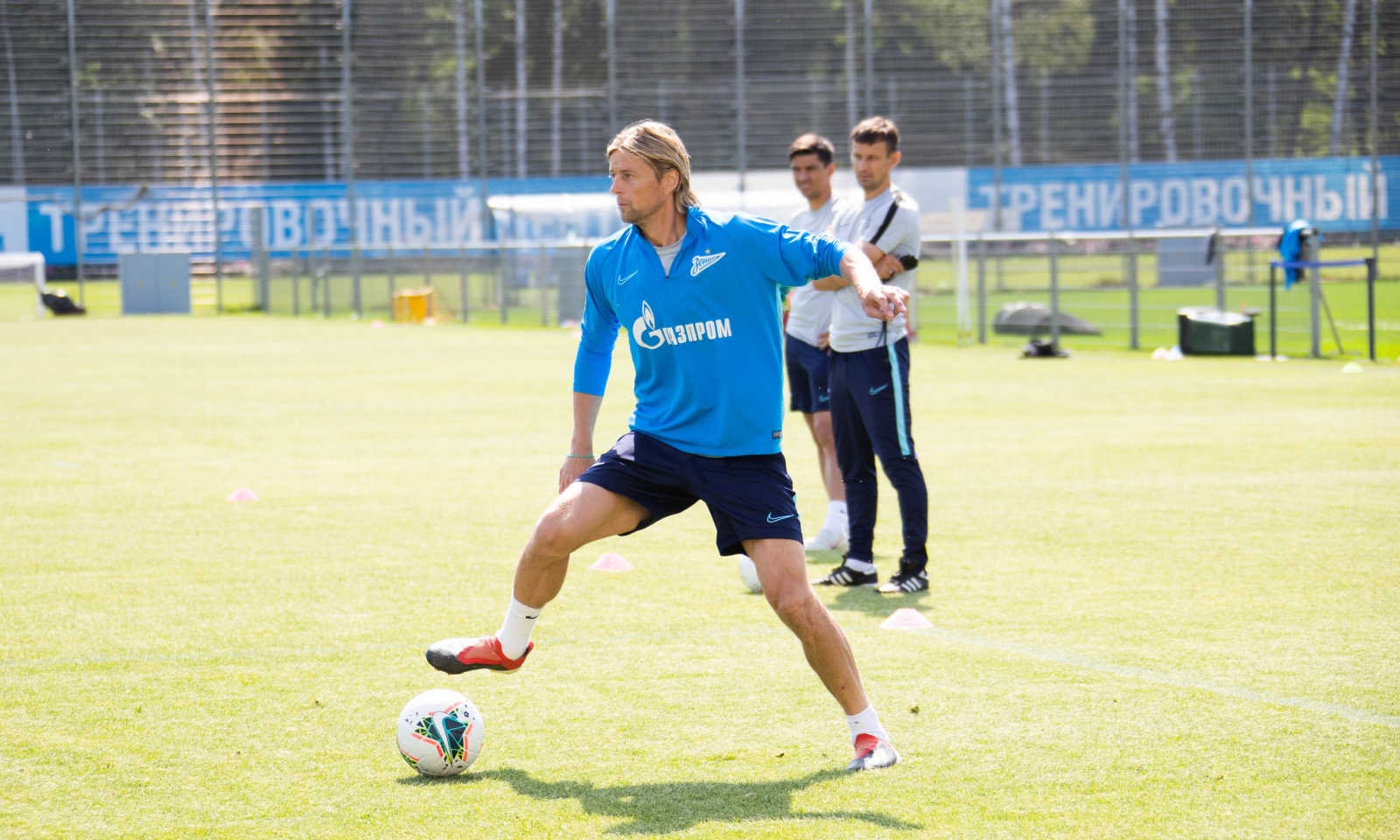 Открытая тренировка «Зенита» перед матчем с ФК «Оренбург»