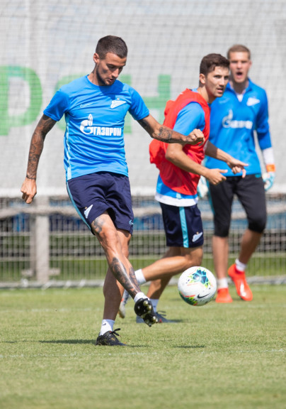 Открытая тренировка «Зенита» перед матчем с ФК «Оренбург»