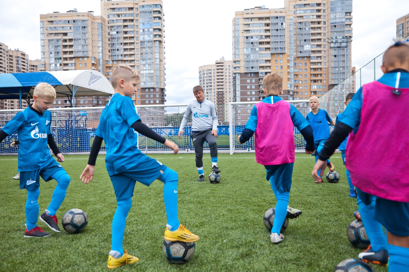 Андрей Аршавин провел тренировку для победителей «Большого фестиваля футбола»
