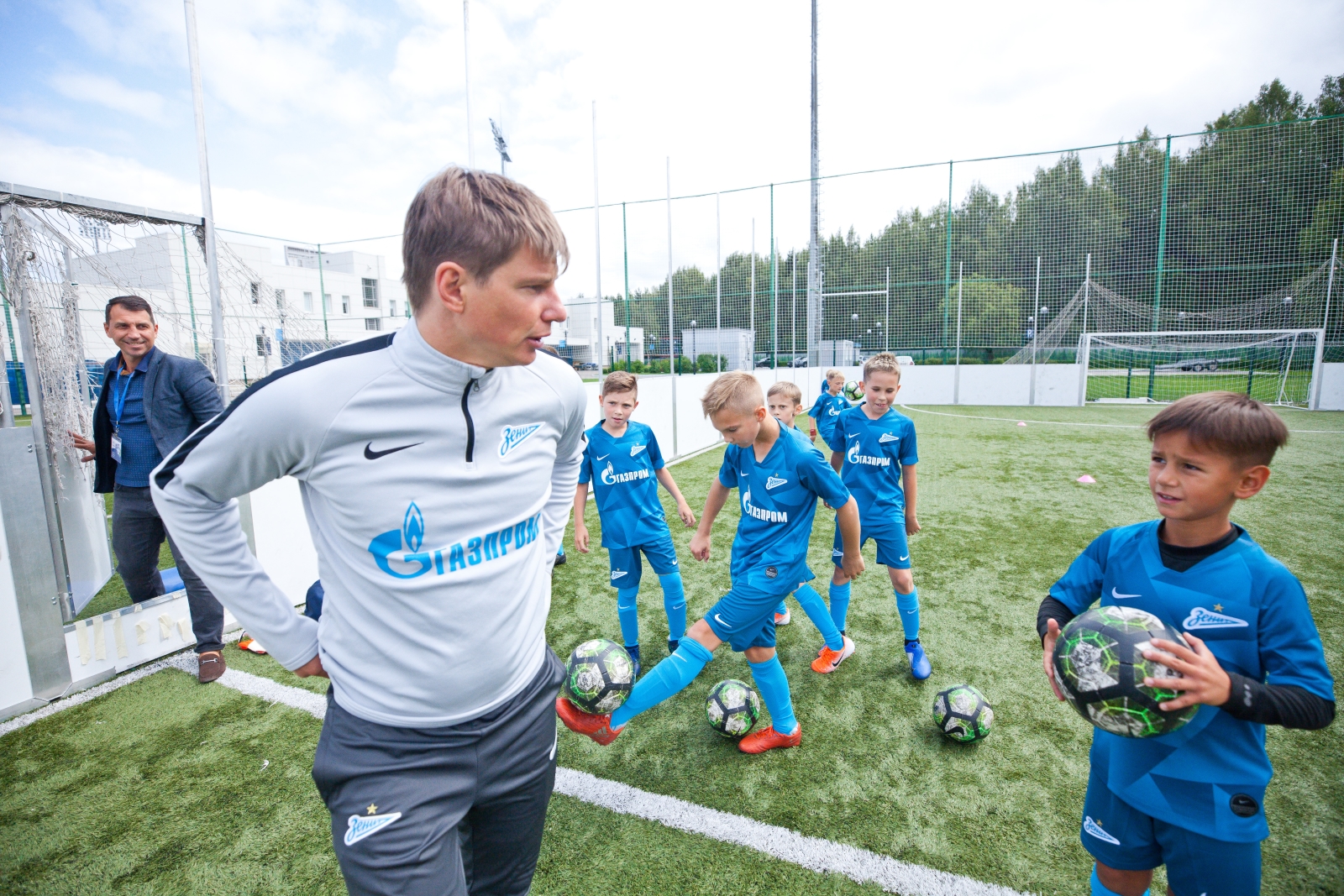 Андрей Аршавин провел тренировку для победителей «Большого фестиваля футбола»