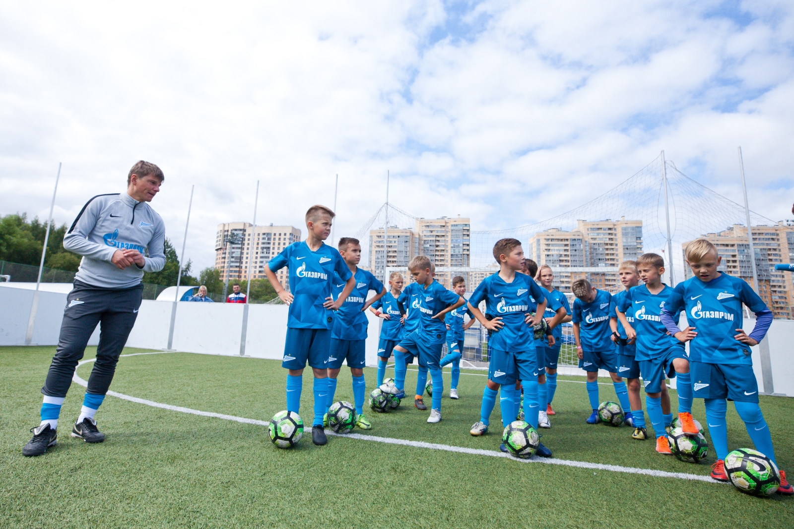 Андрей Аршавин провел тренировку для победителей «Большого фестиваля футбола»