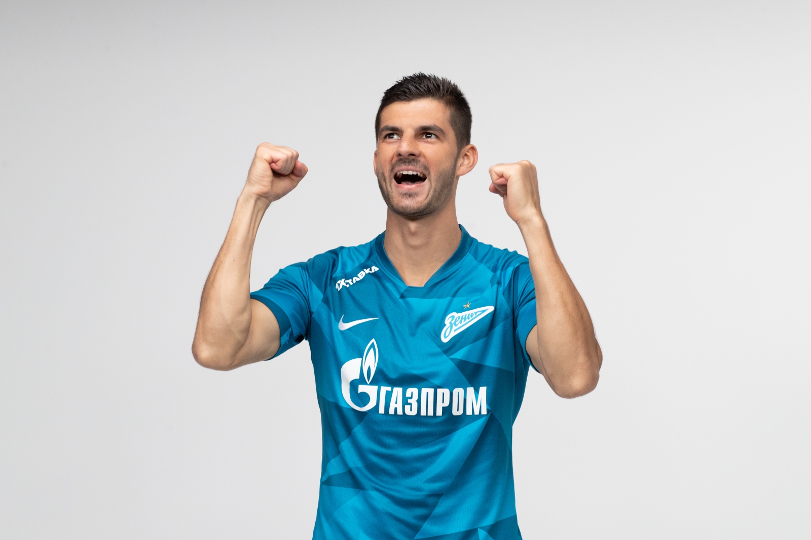 Фотосессия футболистов и тренеров основного состава ФК «Зенит» сезона 2019/20