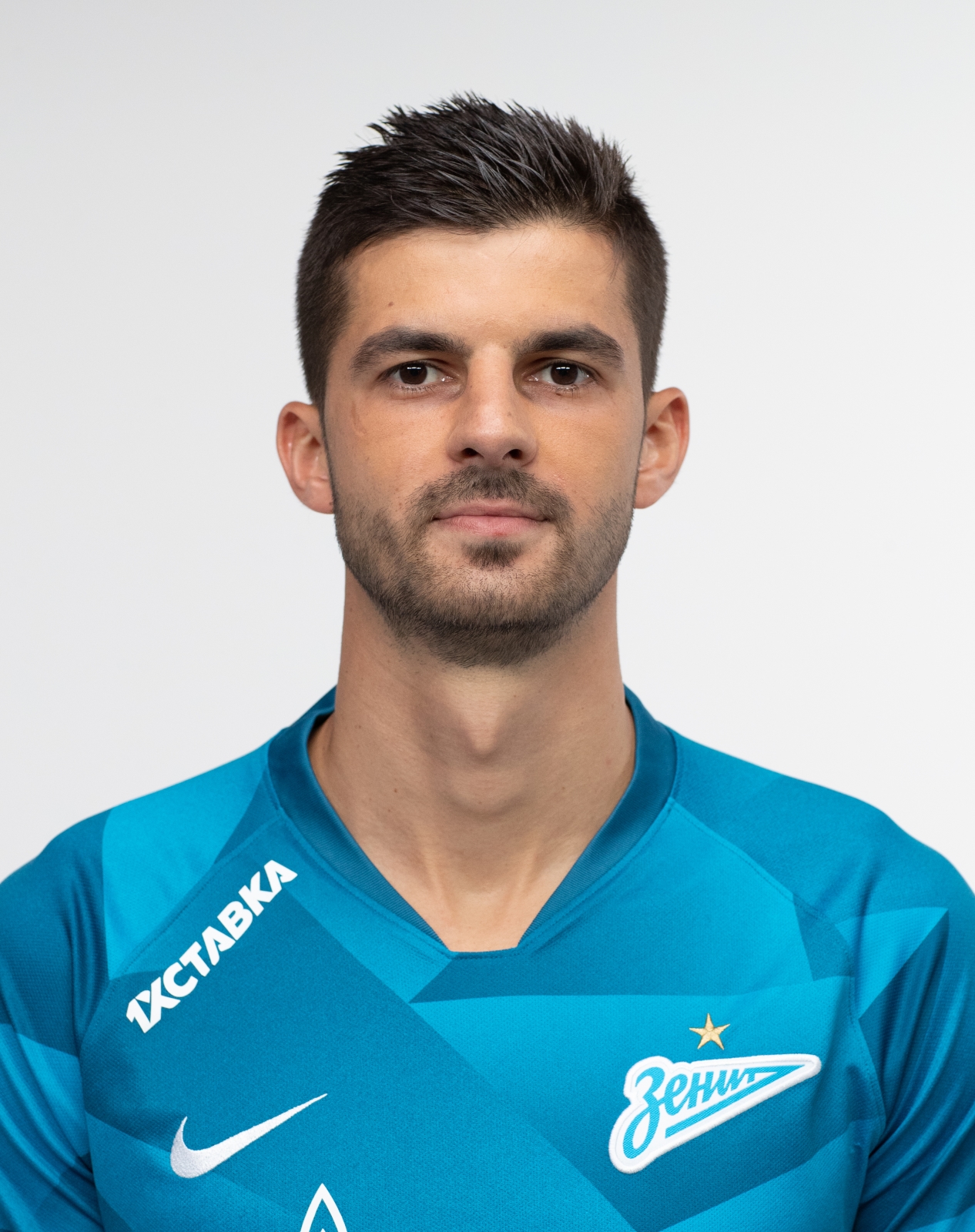 Фотосессия футболистов и тренеров основного состава ФК «Зенит» сезона 2019/20