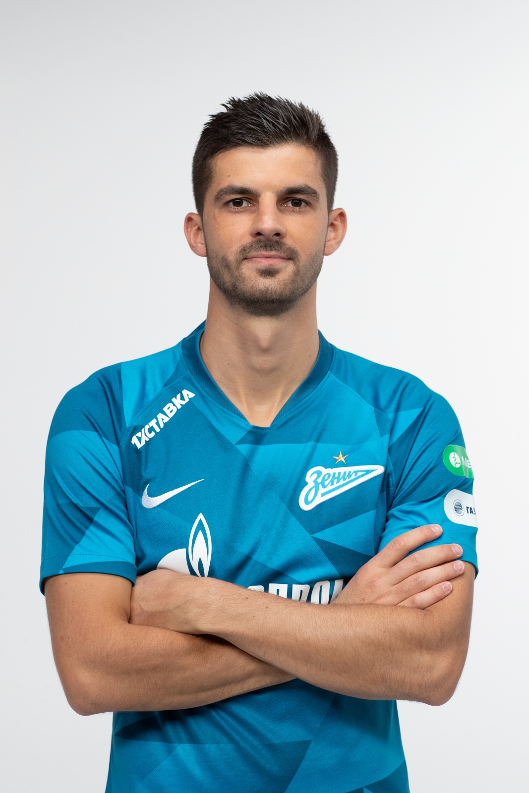 Фотосессия футболистов и тренеров основного состава ФК «Зенит» сезона 2019/20