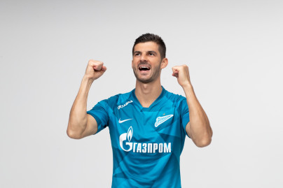 Фотосессия футболистов и тренеров основного состава ФК «Зенит» сезона 2019/20