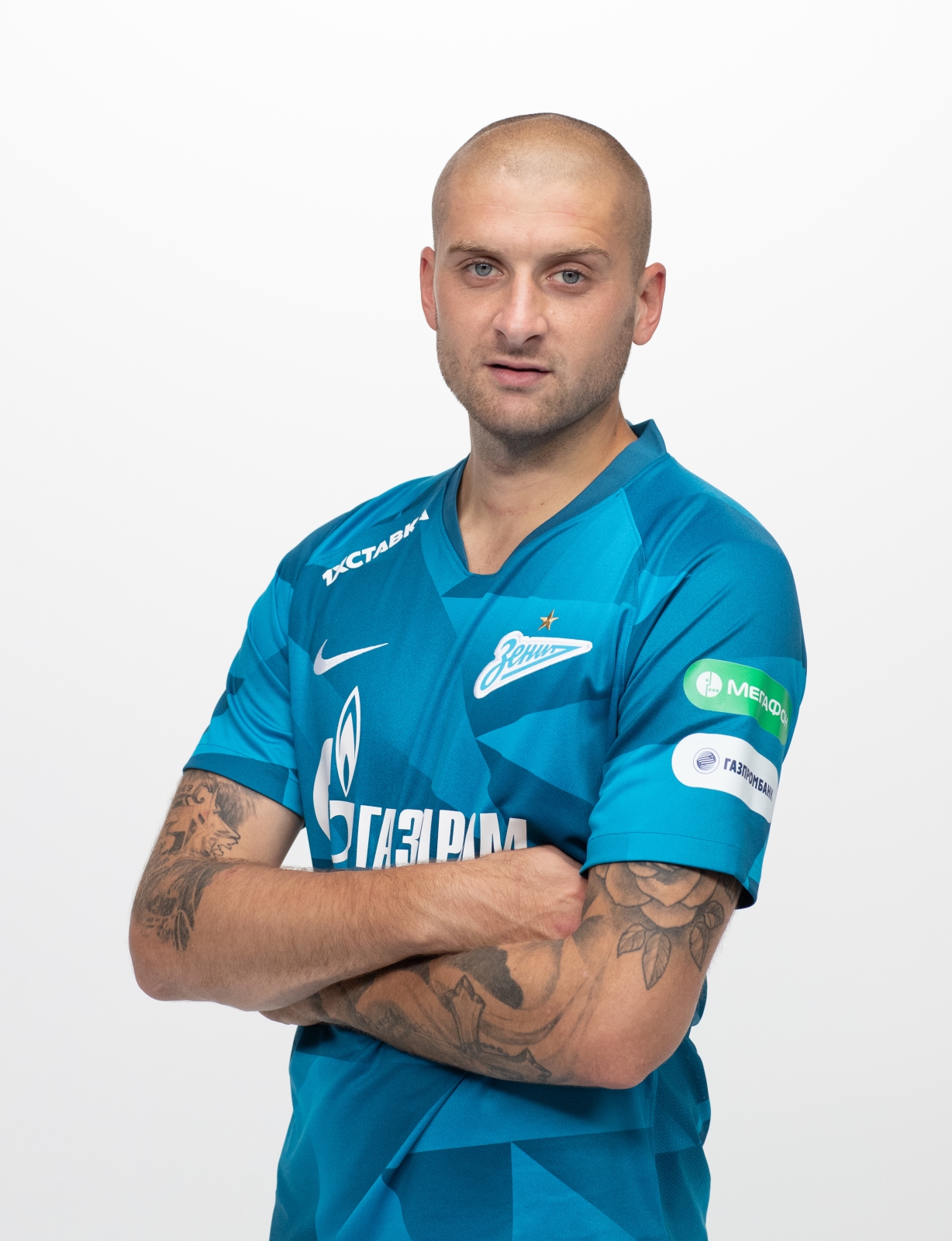 Фотосессия футболистов и тренеров основного состава ФК «Зенит» сезона 2019/20