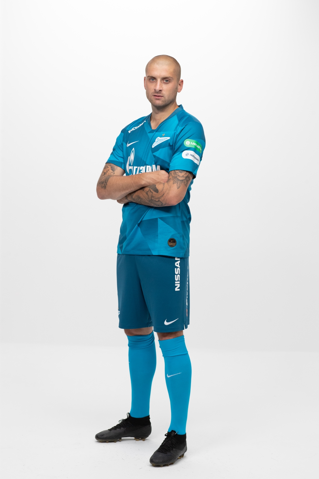 Фотосессия футболистов и тренеров основного состава ФК «Зенит» сезона 2019/20