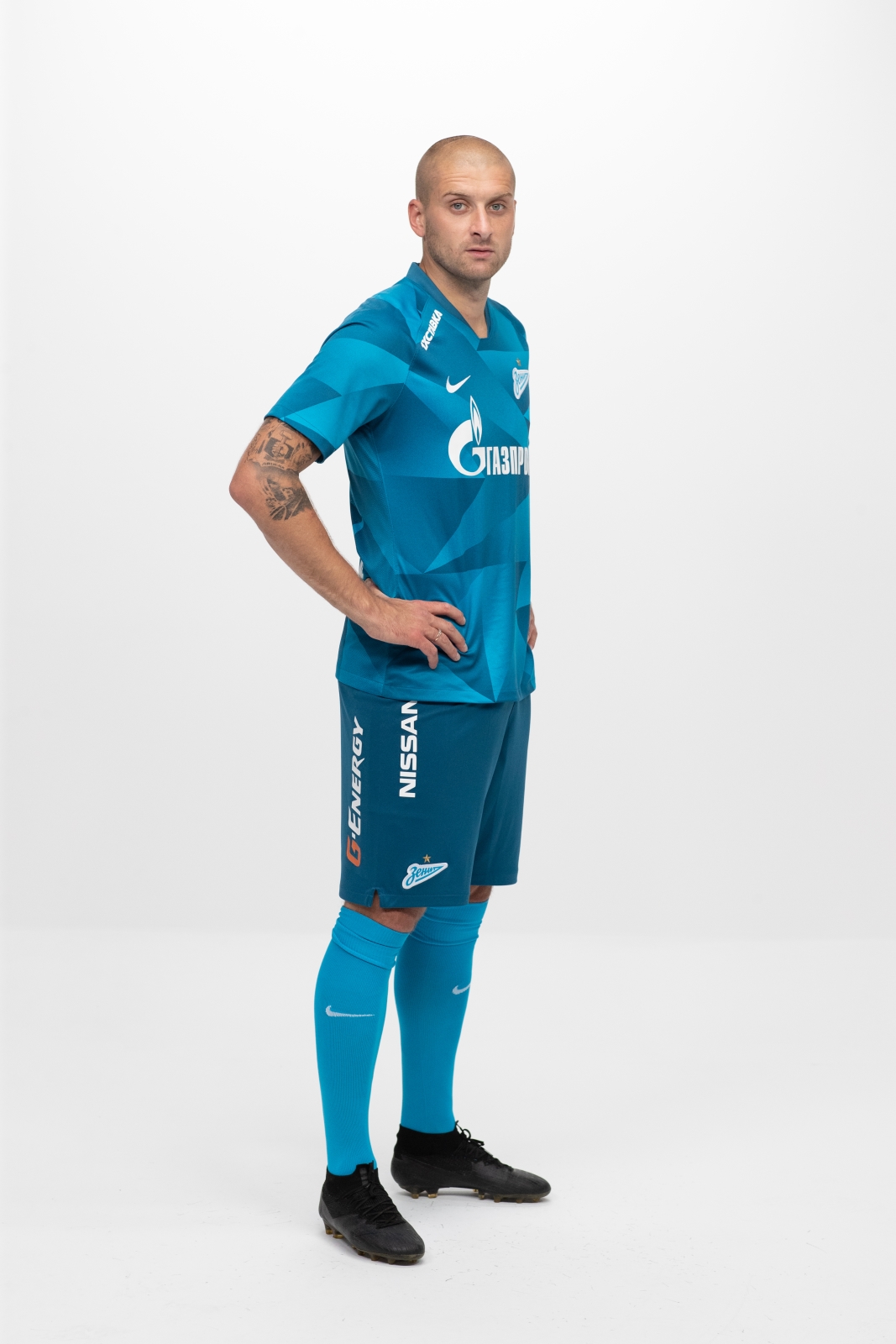 Фотосессия футболистов и тренеров основного состава ФК «Зенит» сезона 2019/20