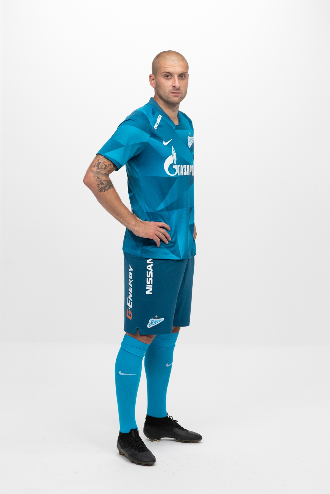 Фотосессия футболистов и тренеров основного состава ФК «Зенит» сезона 2019/20