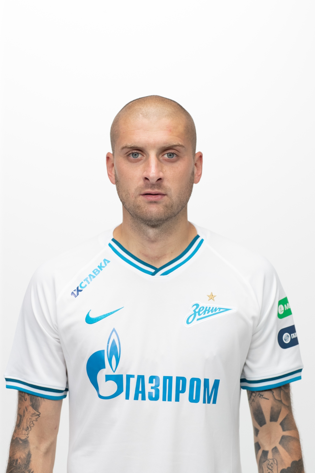 Фотосессия футболистов и тренеров основного состава ФК «Зенит» сезона 2019/20