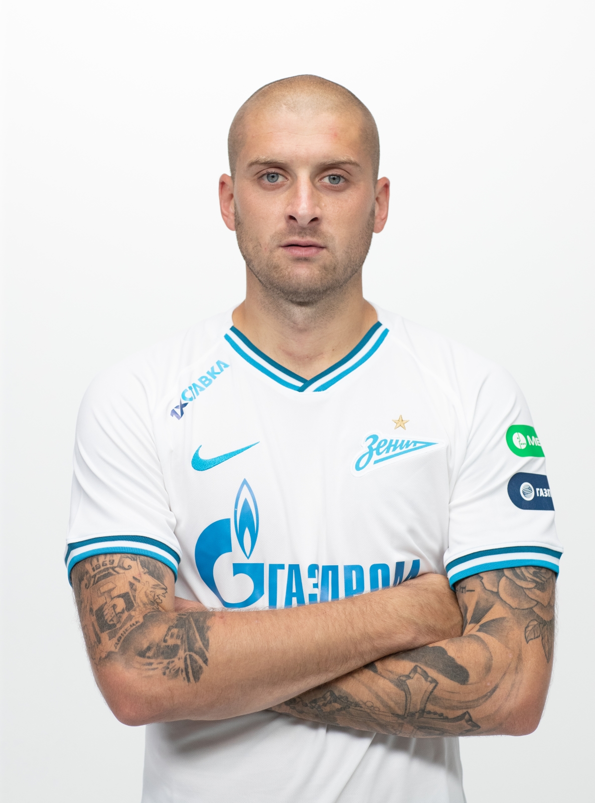 Фотосессия футболистов и тренеров основного состава ФК «Зенит» сезона 2019/20