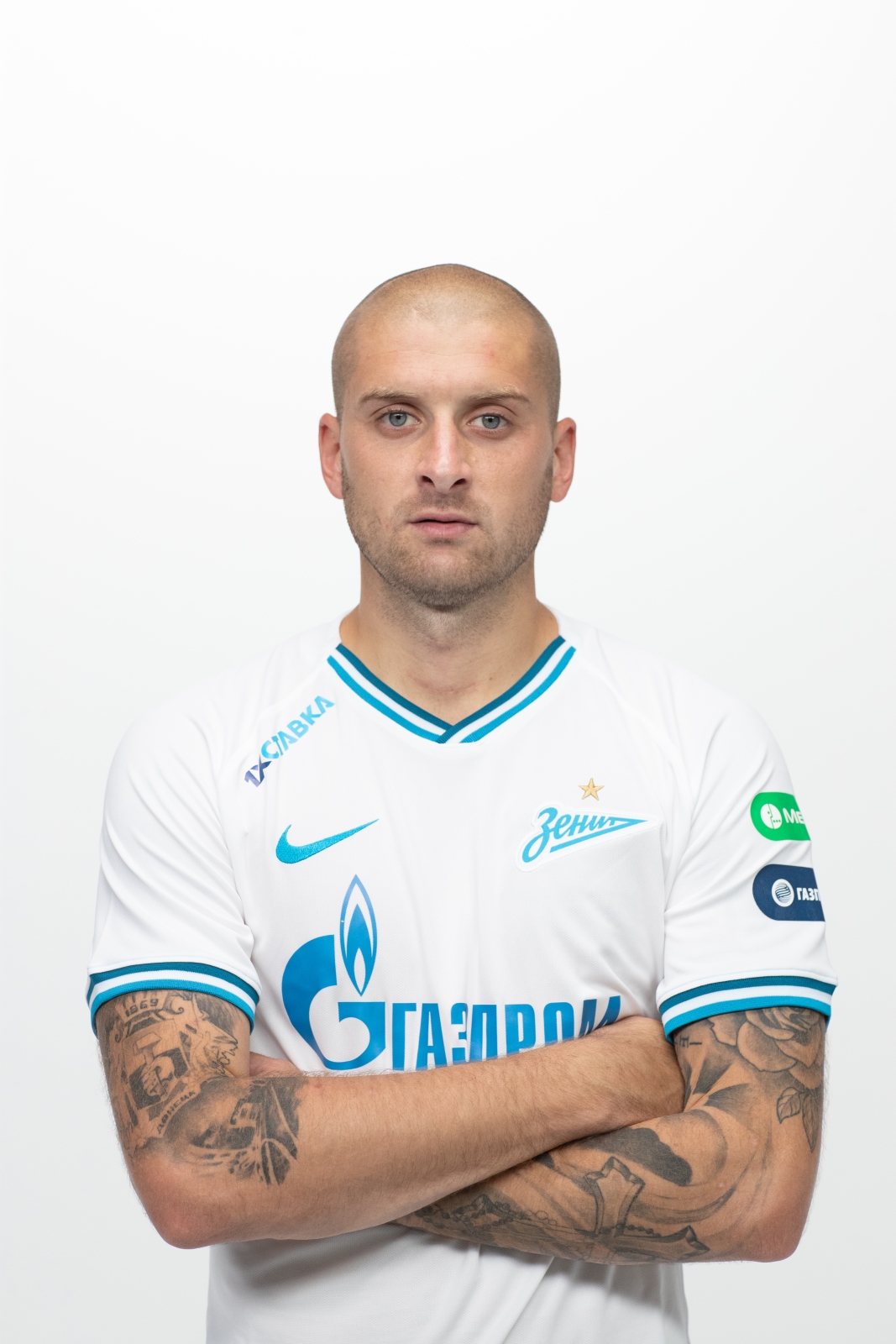 Фотосессия футболистов и тренеров основного состава ФК «Зенит» сезона 2019/20