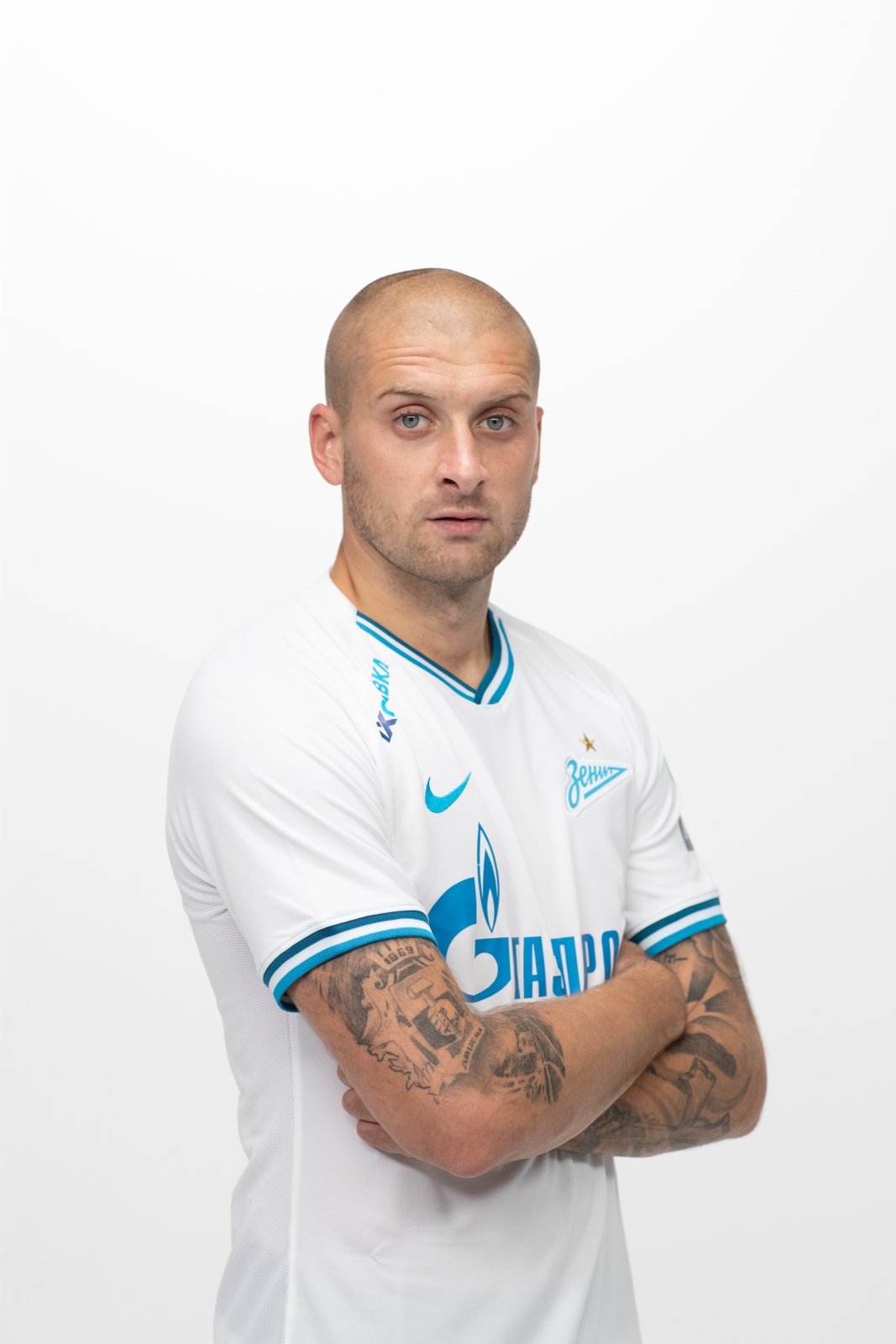 Фотосессия футболистов и тренеров основного состава ФК «Зенит» сезона 2019/20