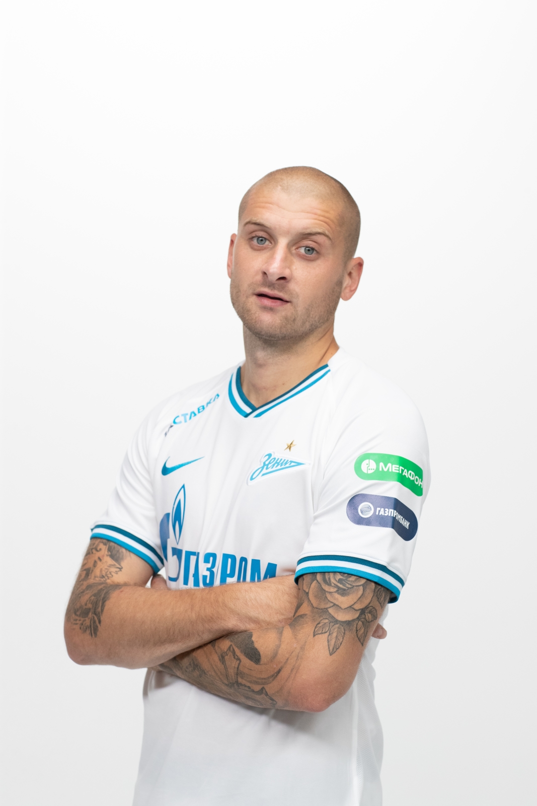 Фотосессия футболистов и тренеров основного состава ФК «Зенит» сезона 2019/20