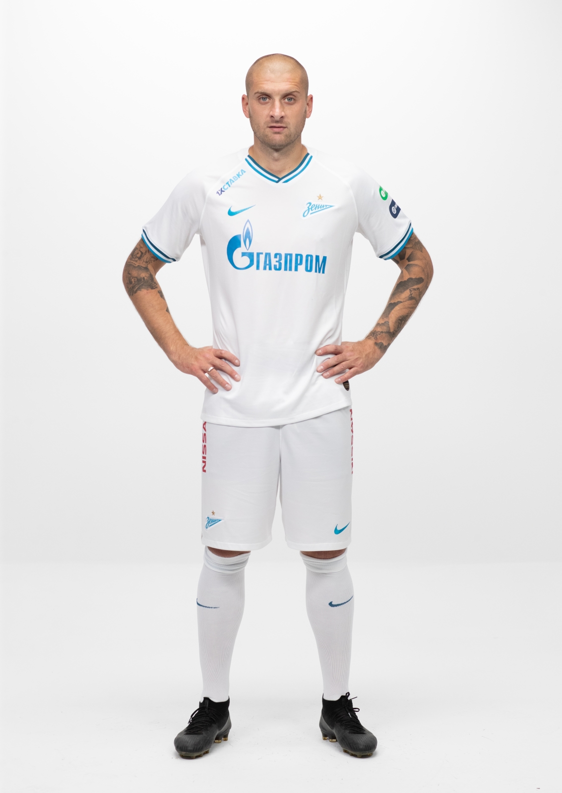 Фотосессия футболистов и тренеров основного состава ФК «Зенит» сезона 2019/20