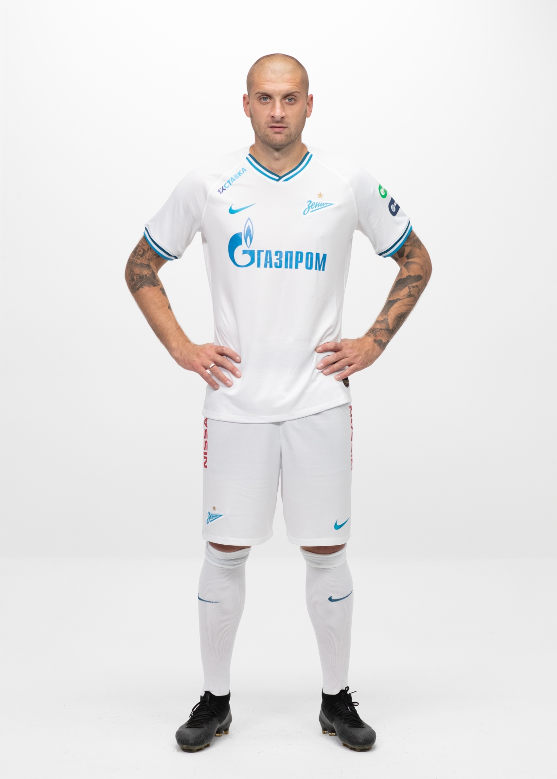 Фотосессия футболистов и тренеров основного состава ФК «Зенит» сезона 2019/20