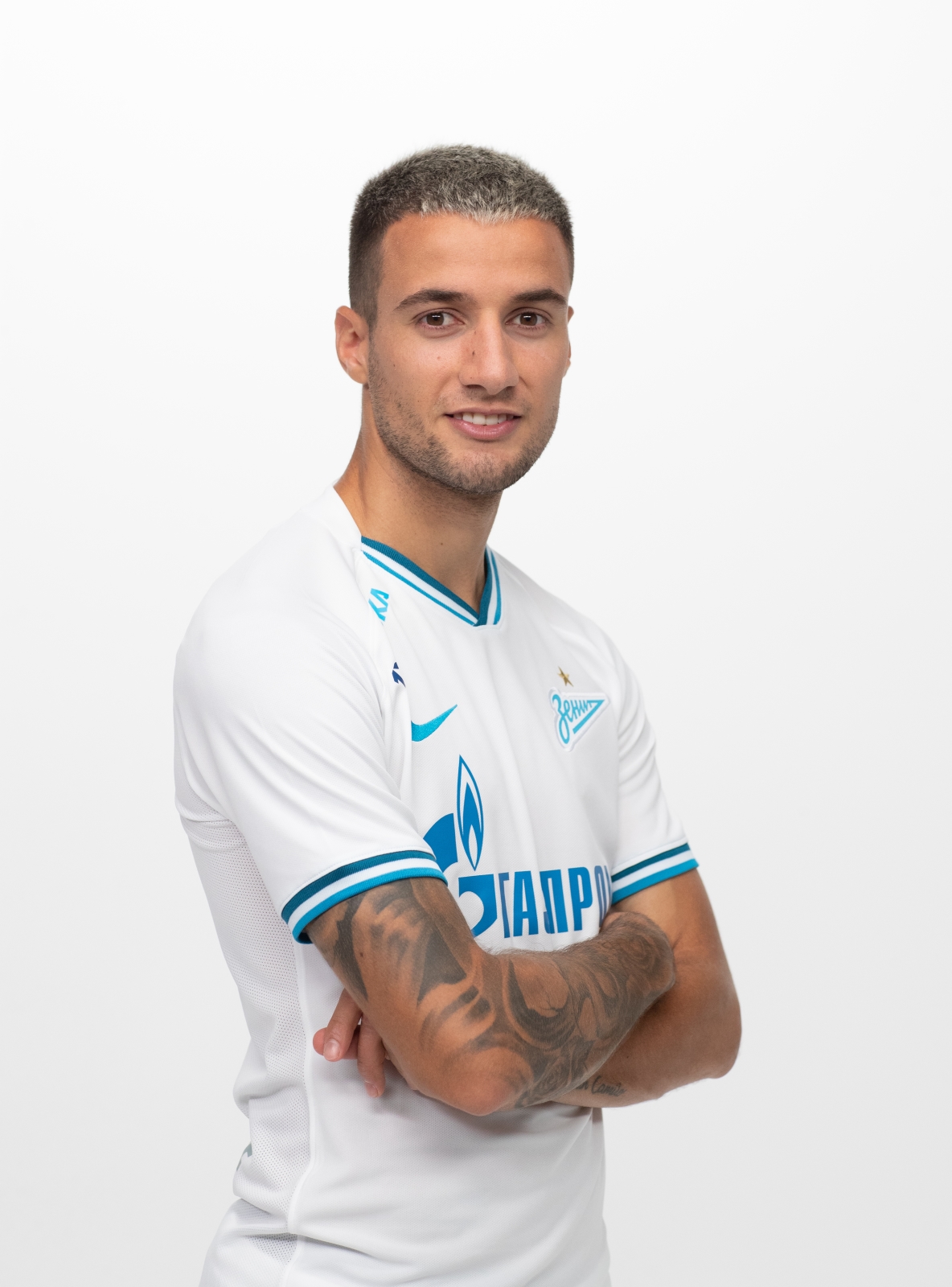 Фотосессия футболистов и тренеров основного состава ФК «Зенит» сезона 2019/20