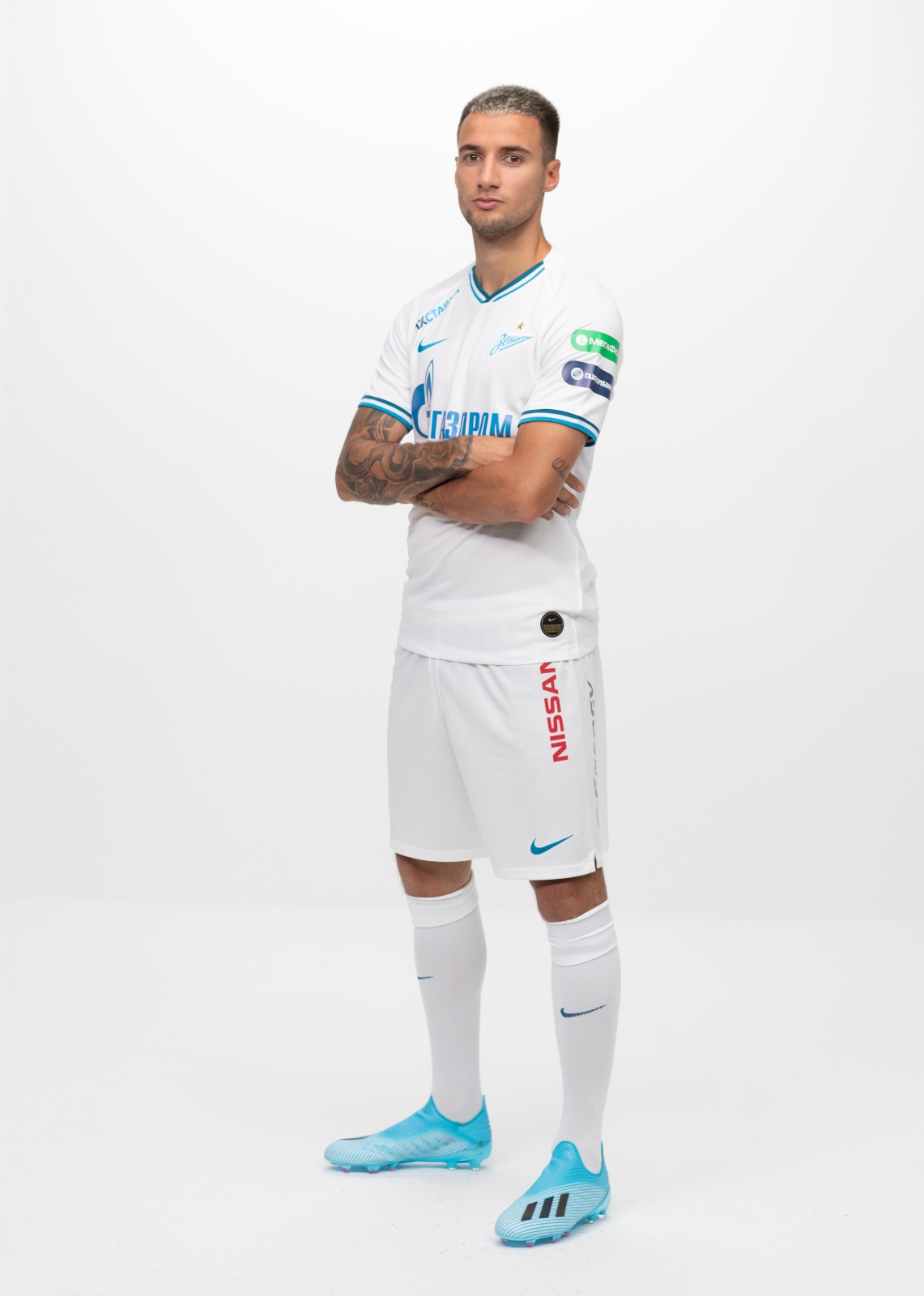 Фотосессия футболистов и тренеров основного состава ФК «Зенит» сезона 2019/20