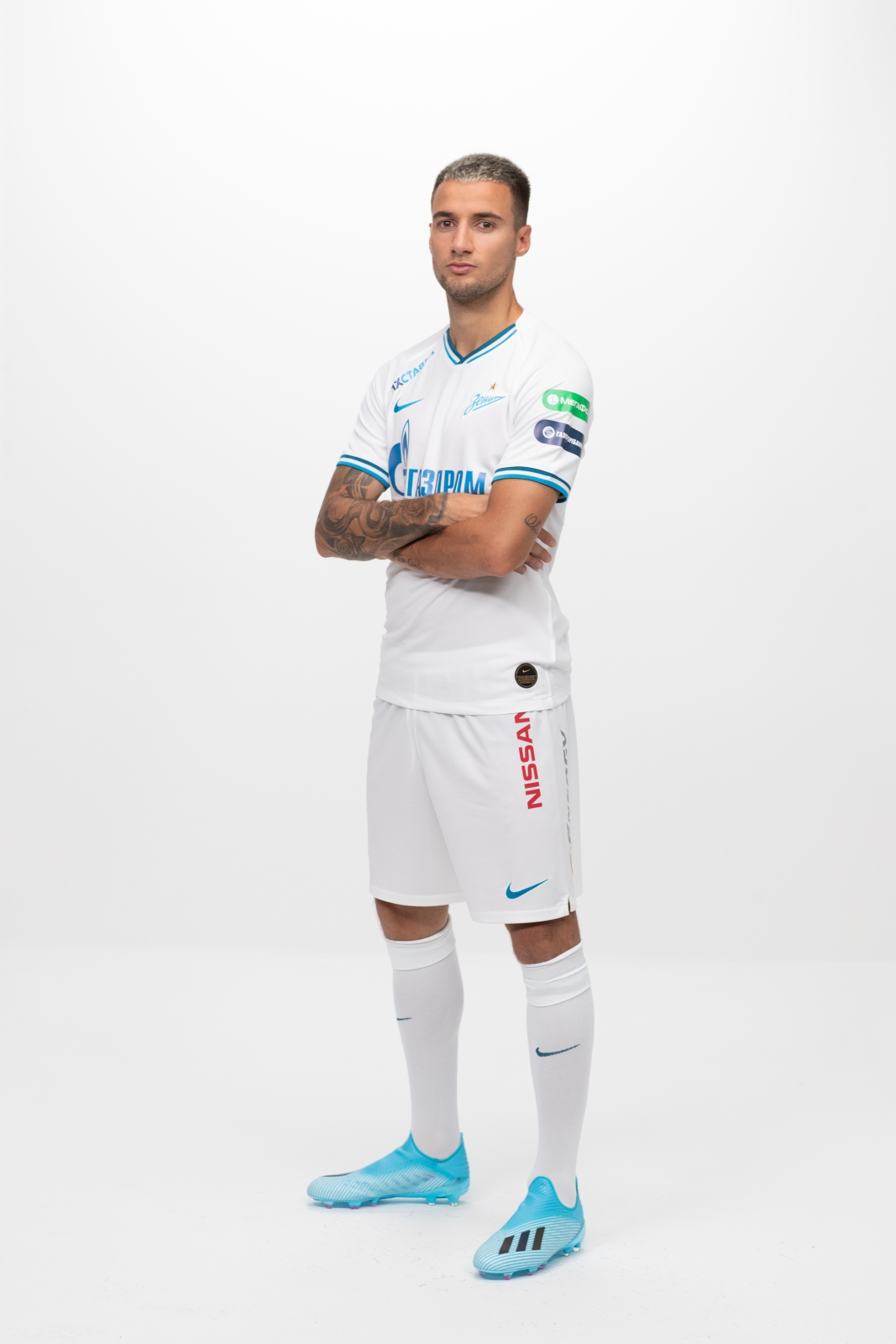 Фотосессия футболистов и тренеров основного состава ФК «Зенит» сезона 2019/20