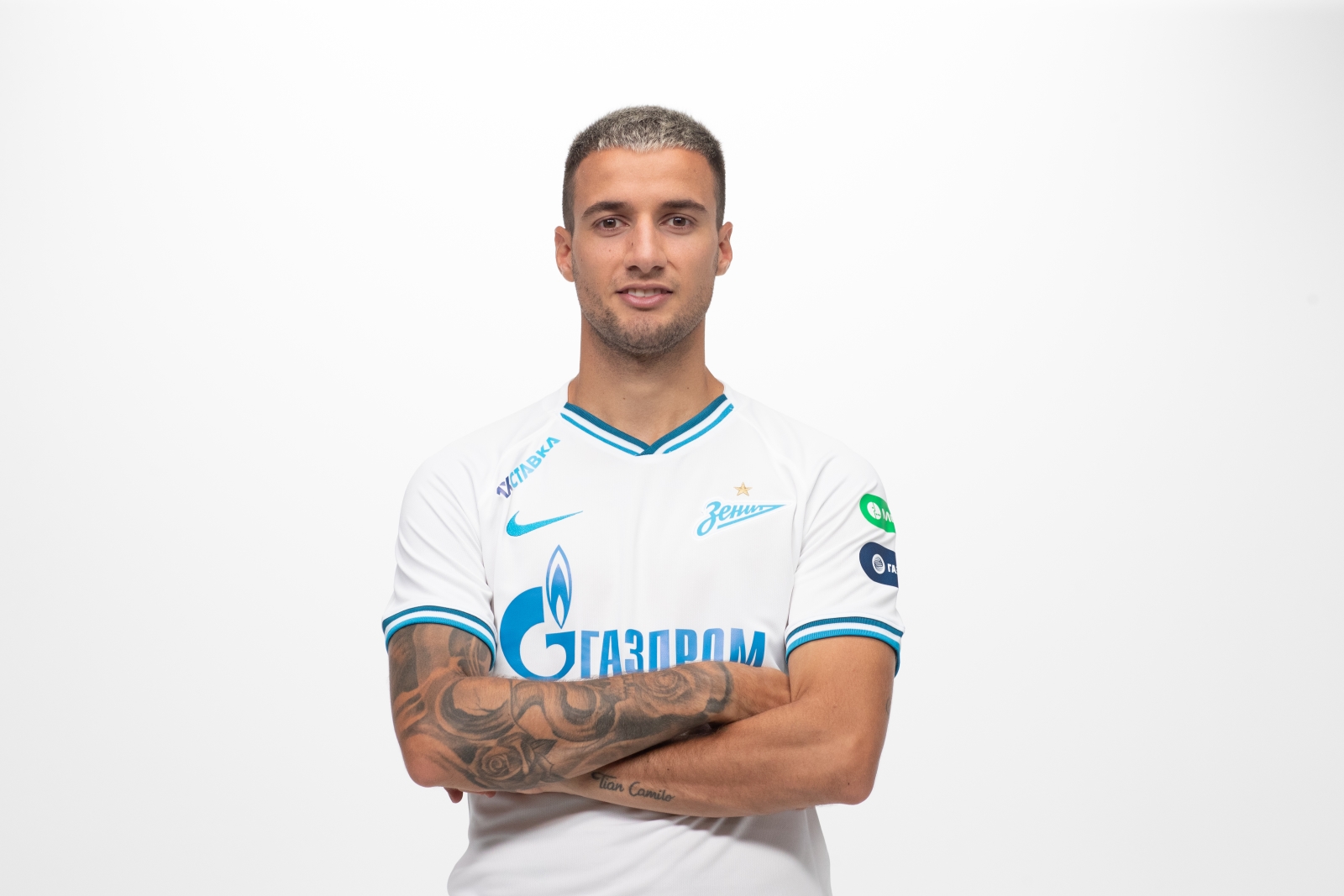 Фотосессия футболистов и тренеров основного состава ФК «Зенит» сезона 2019/20