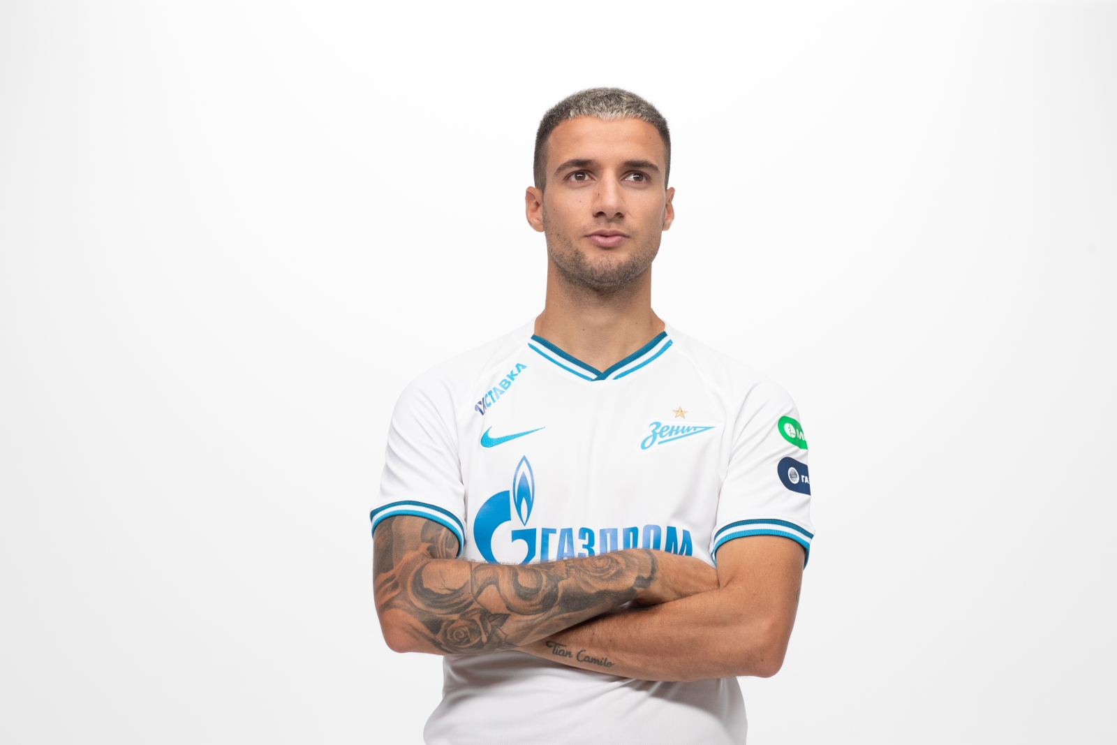 Фотосессия футболистов и тренеров основного состава ФК «Зенит» сезона 2019/20