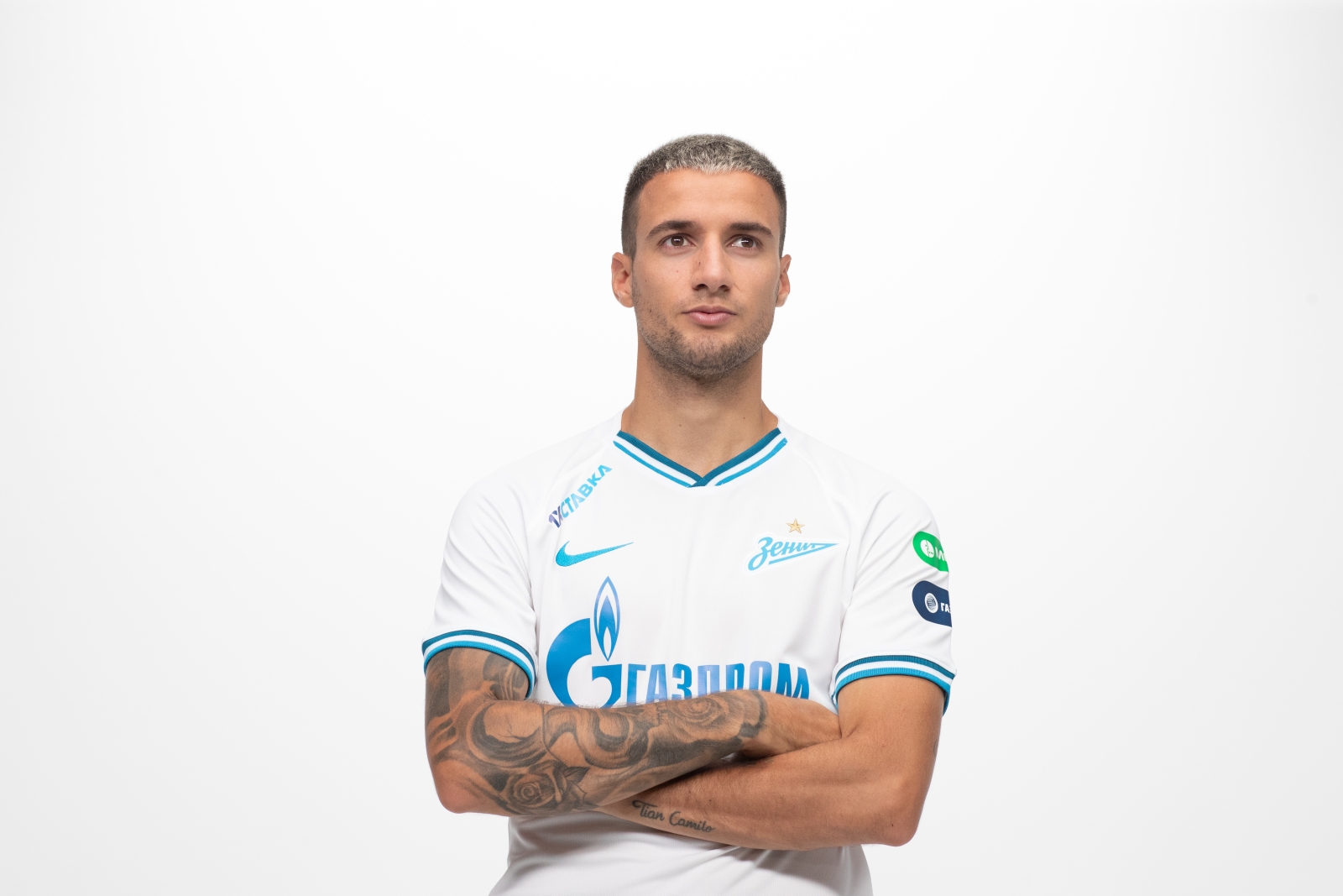 Фотосессия футболистов и тренеров основного состава ФК «Зенит» сезона 2019/20