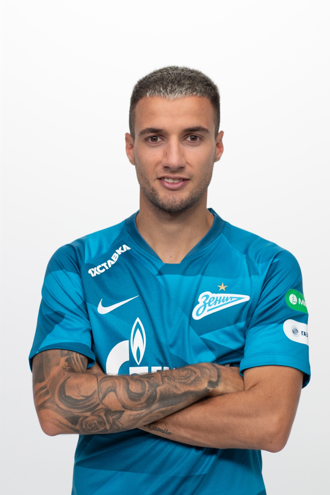 Фотосессия футболистов и тренеров основного состава ФК «Зенит» сезона 2019/20