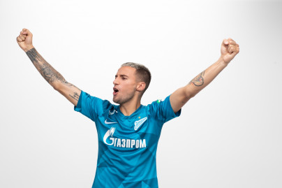 Фотосессия футболистов и тренеров основного состава ФК «Зенит» сезона 2019/20