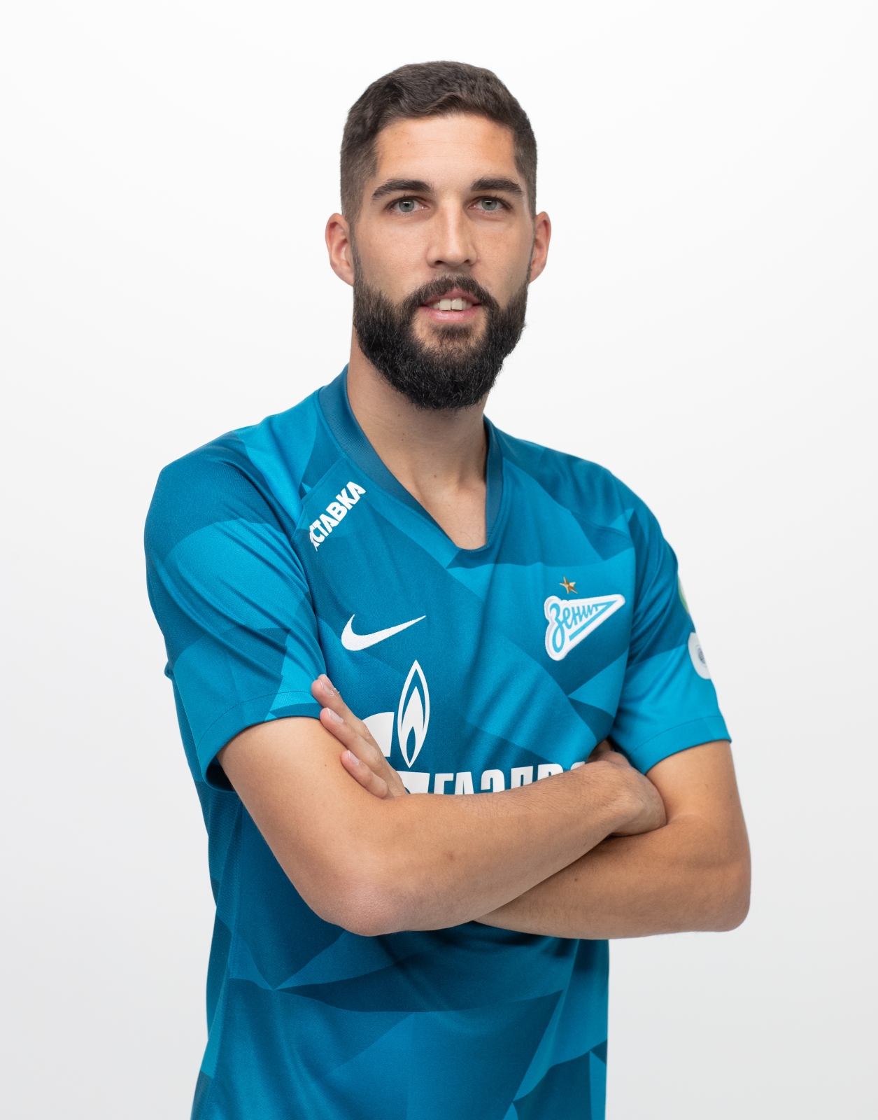 Фотосессия футболистов и тренеров основного состава ФК «Зенит» сезона 2019/20