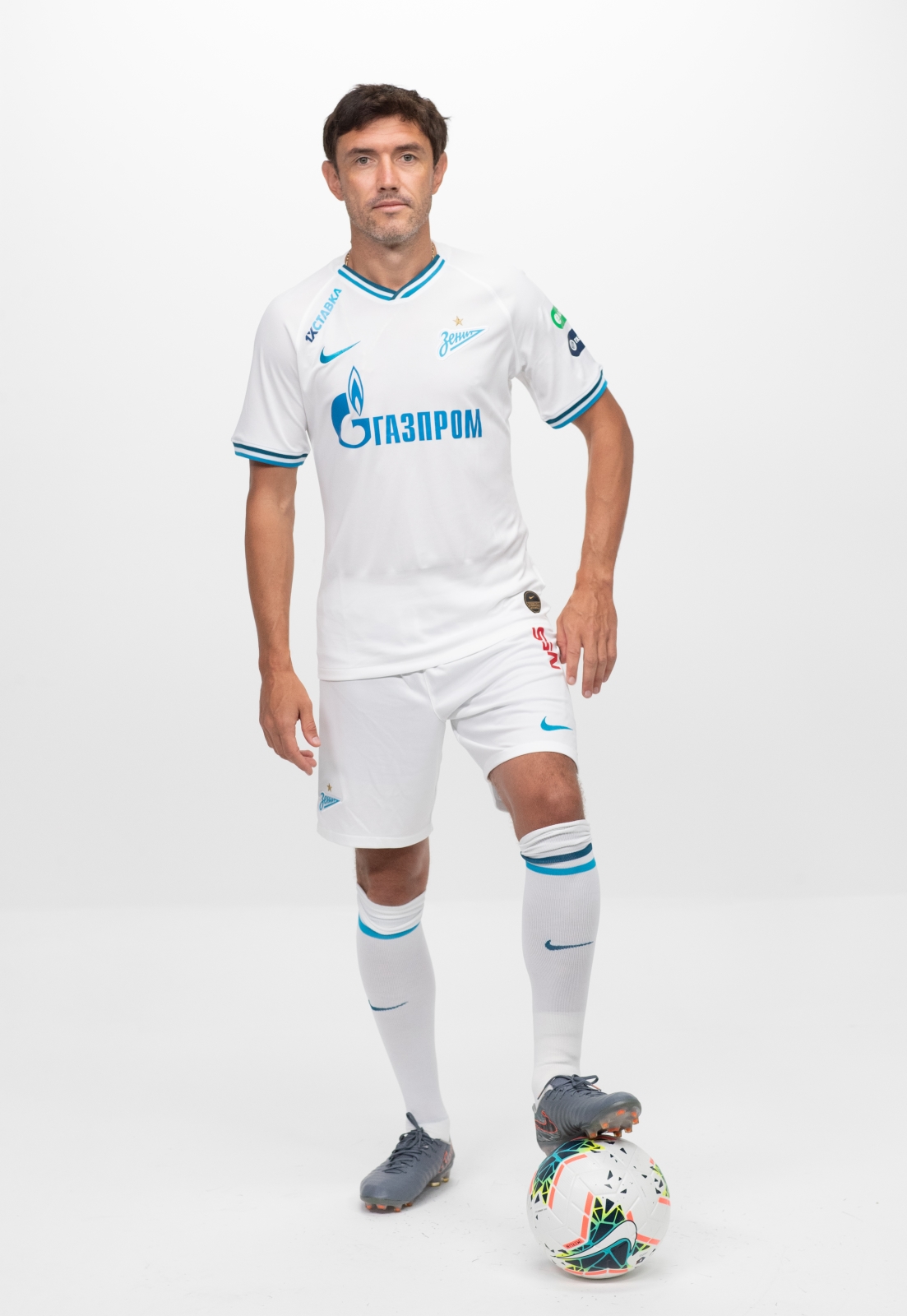 Фотосессия футболистов и тренеров основного состава ФК «Зенит» сезона 2019/20