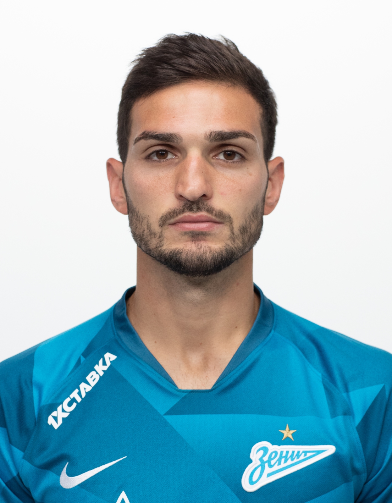 Фотосессия футболистов и тренеров основного состава ФК «Зенит» сезона 2019/20