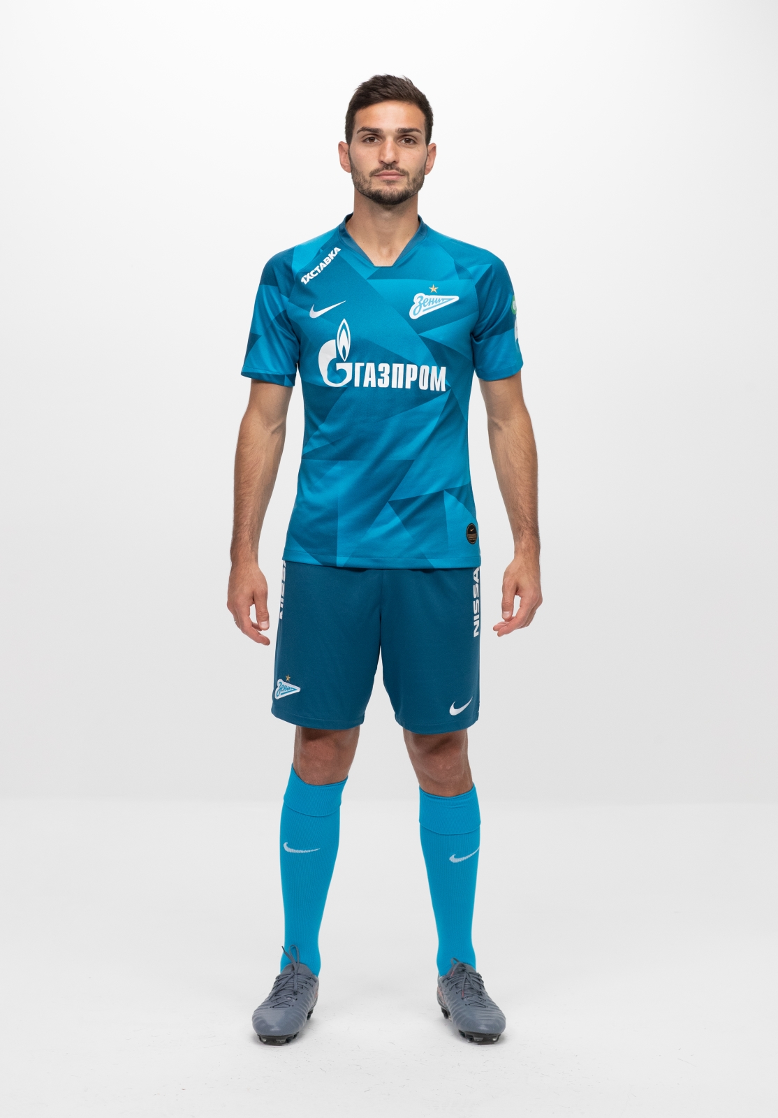 Фотосессия футболистов и тренеров основного состава ФК «Зенит» сезона 2019/20