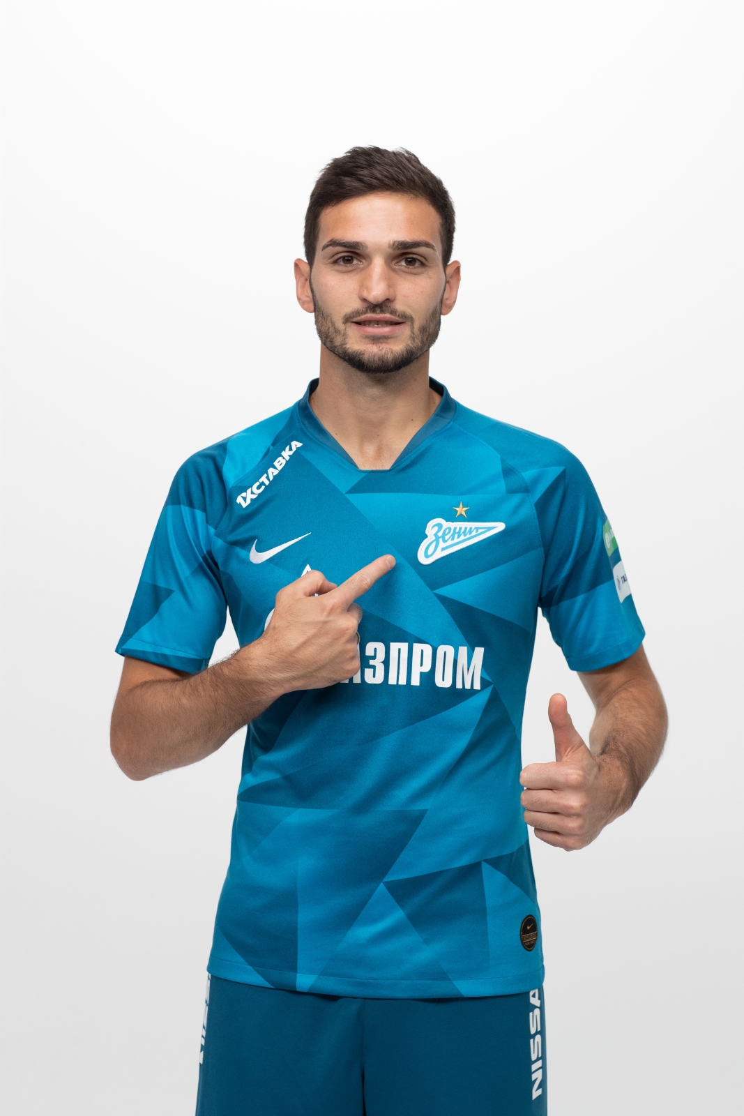 Фотосессия футболистов и тренеров основного состава ФК «Зенит» сезона 2019/20