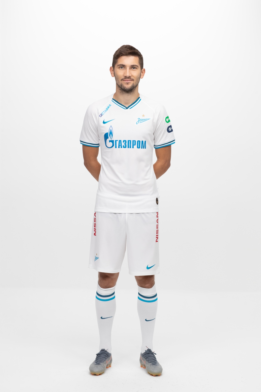 Фотосессия футболистов и тренеров основного состава ФК «Зенит» сезона 2019/20