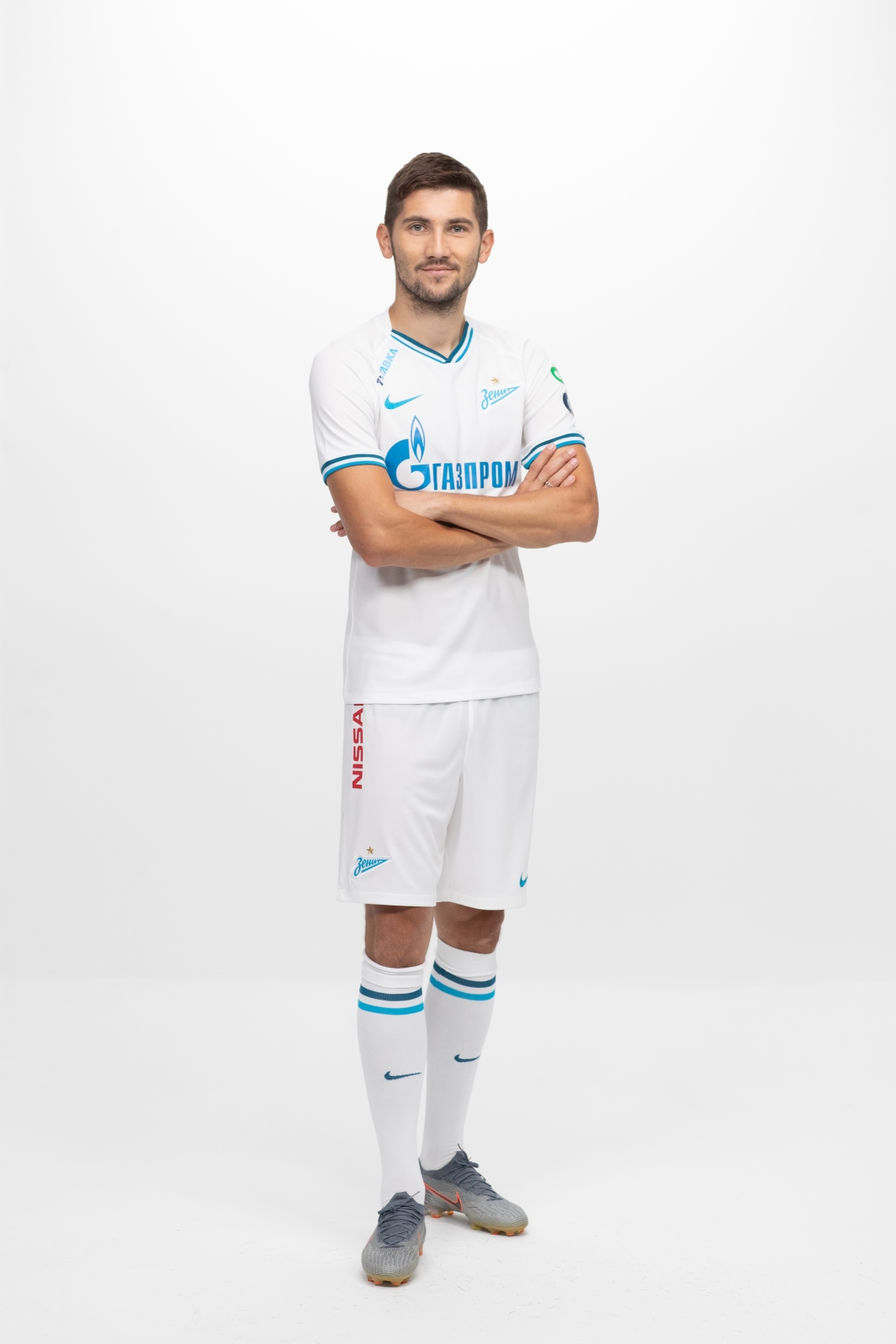 Фотосессия футболистов и тренеров основного состава ФК «Зенит» сезона 2019/20