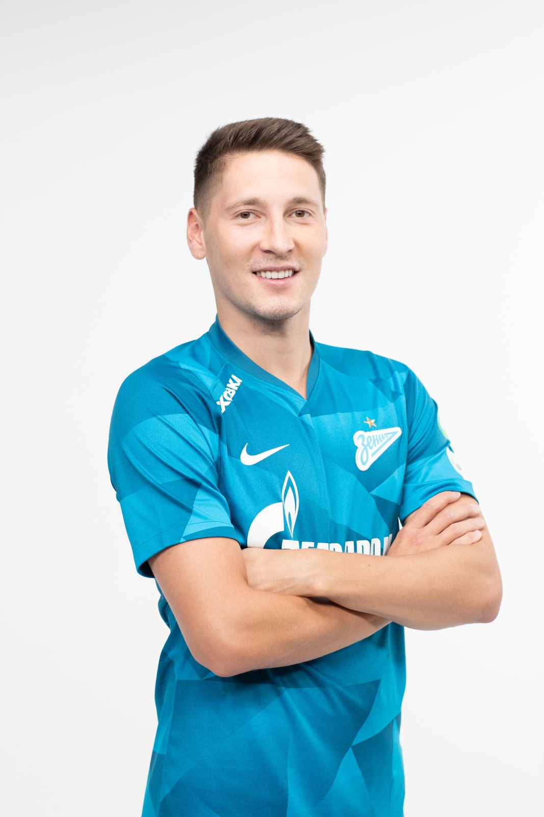 Фотосессия футболистов и тренеров основного состава ФК «Зенит» сезона 2019/20