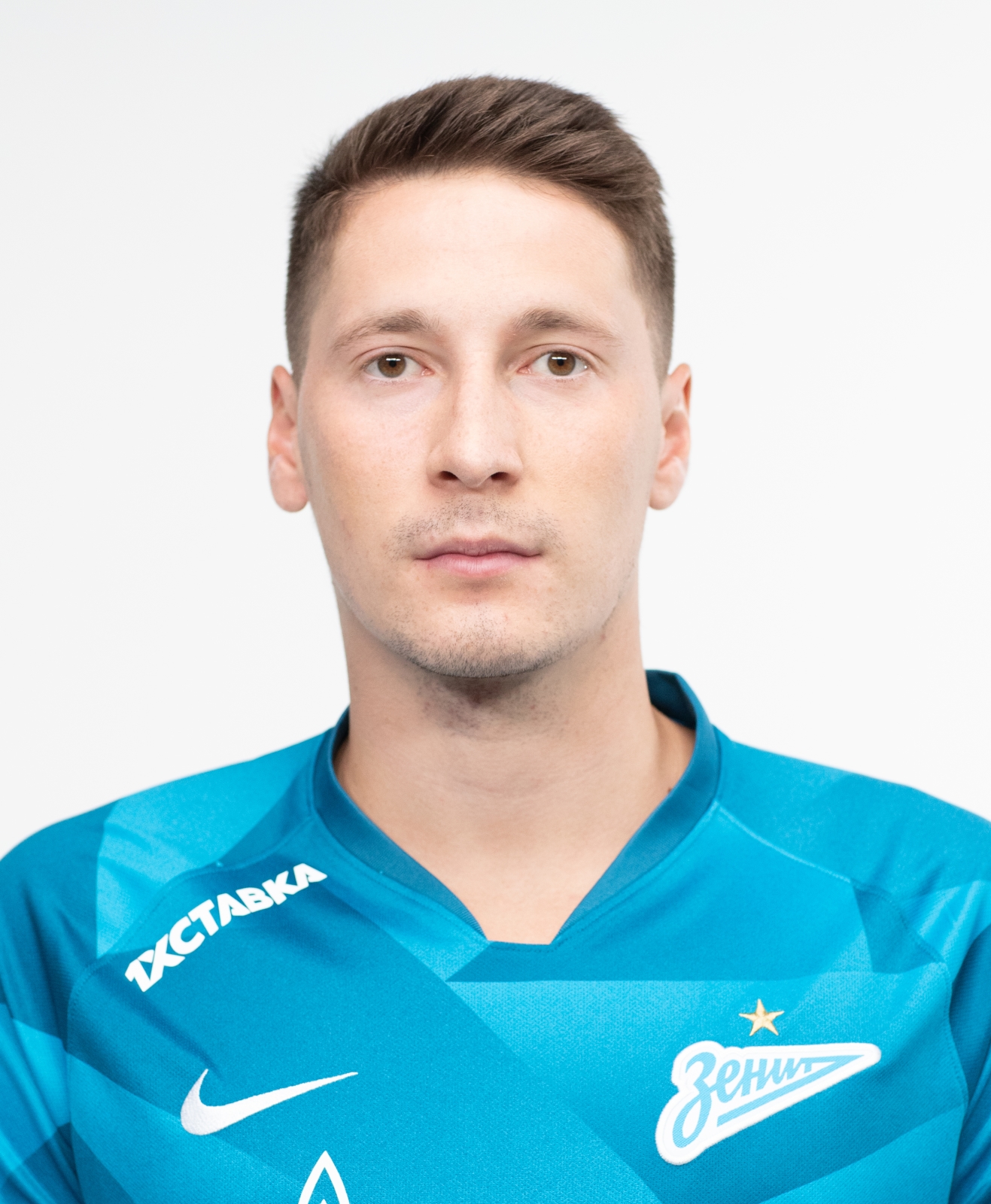 Фотосессия футболистов и тренеров основного состава ФК «Зенит» сезона 2019/20