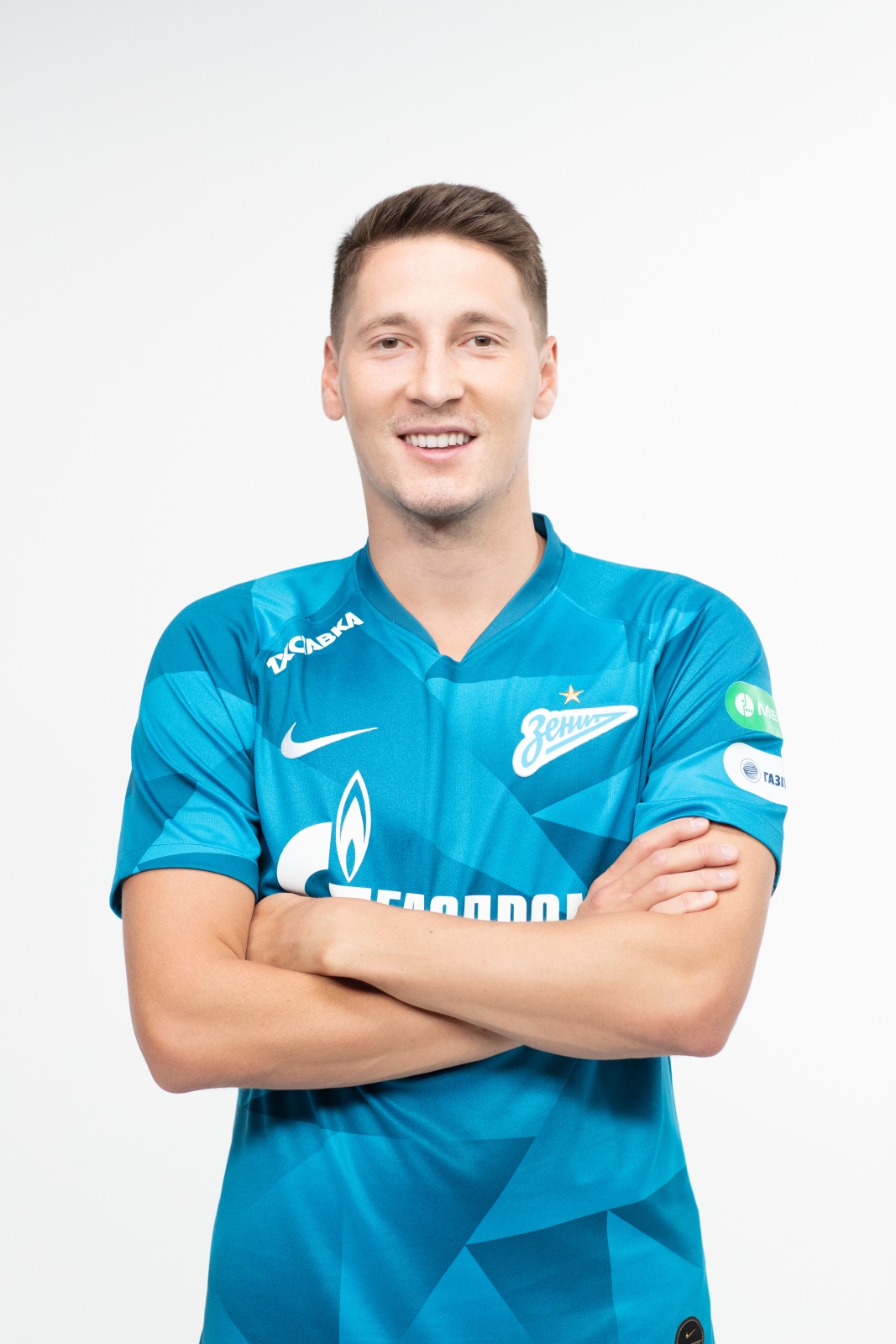 Фотосессия футболистов и тренеров основного состава ФК «Зенит» сезона 2019/20