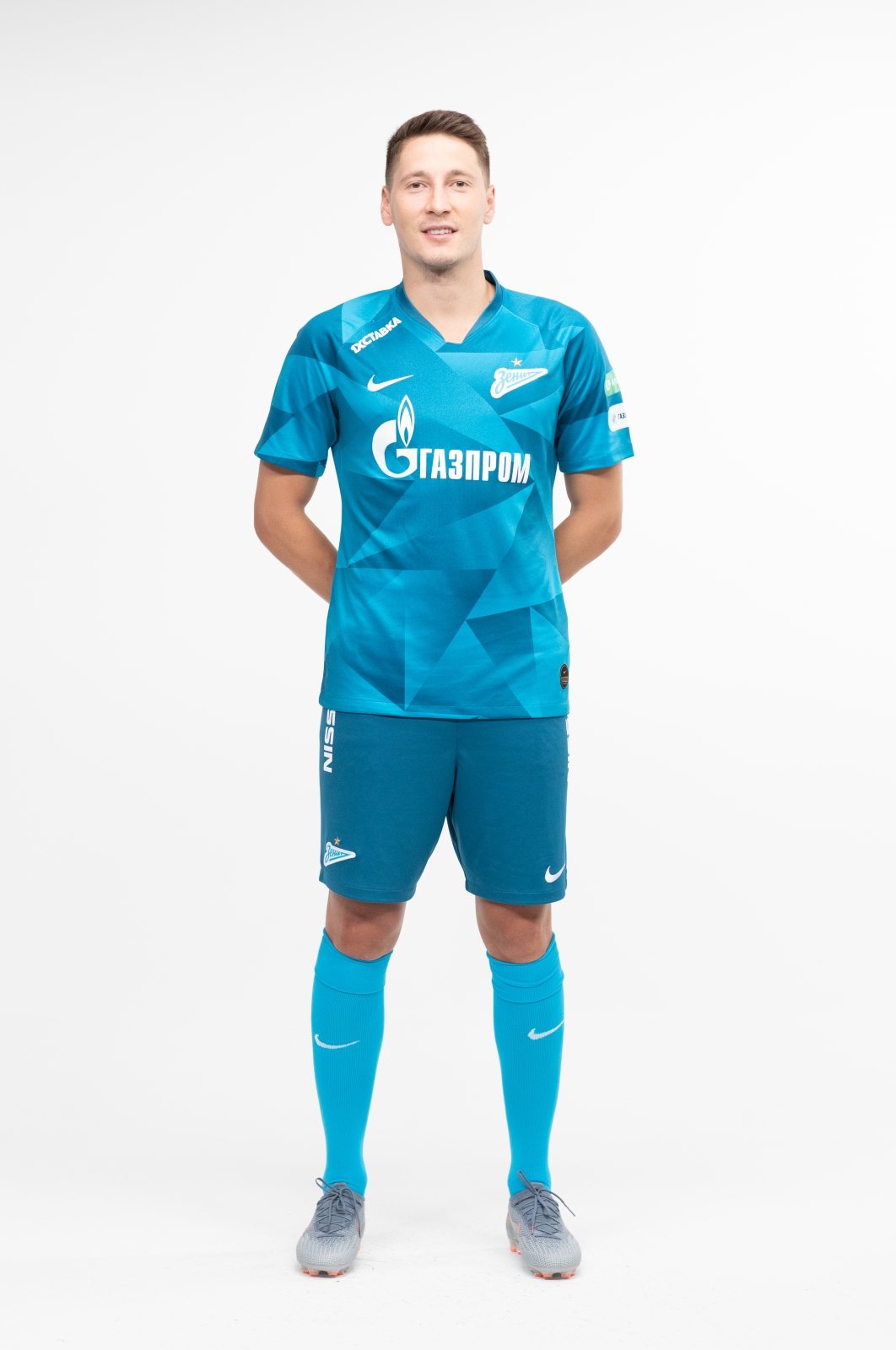 Фотосессия футболистов и тренеров основного состава ФК «Зенит» сезона 2019/20