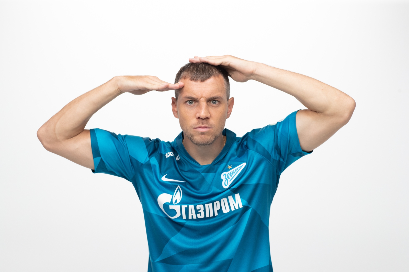 Фотосессия футболистов и тренеров основного состава ФК «Зенит» сезона 2019/20