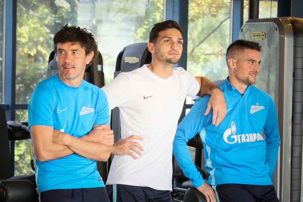 Открытая тренировка «Зенита» перед матчем с ФК «Уфа»