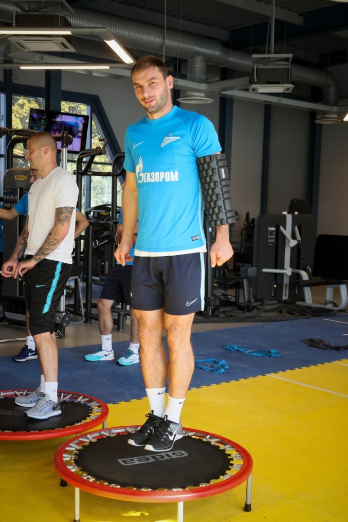 Открытая тренировка «Зенита» перед матчем с ФК «Уфа»