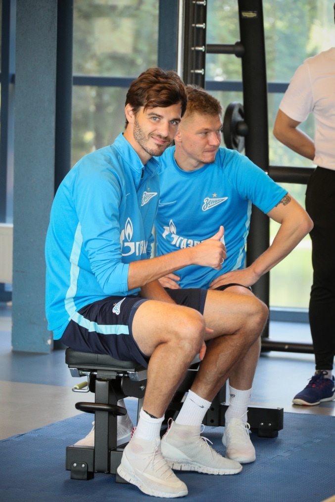 Открытая тренировка «Зенита» перед матчем с ФК «Уфа»