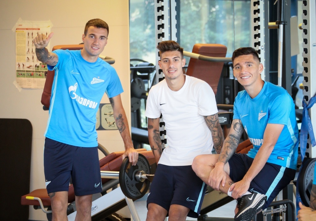 Открытая тренировка «Зенита» перед матчем с ФК «Уфа»