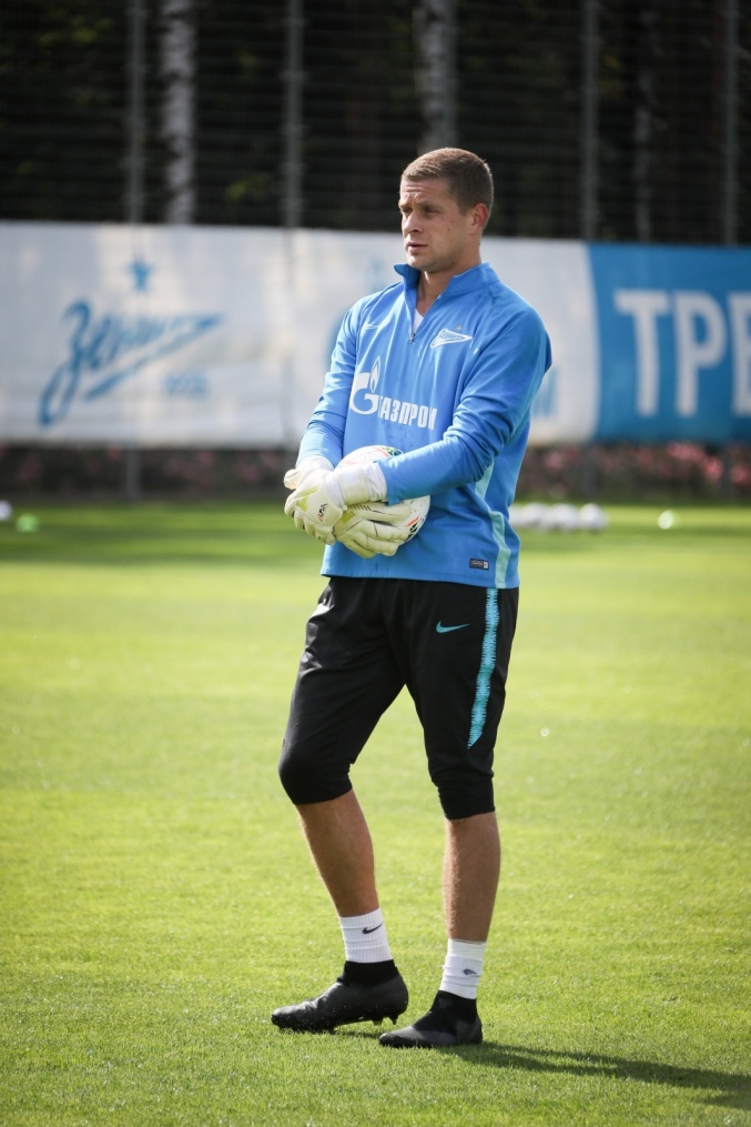 Открытая тренировка «Зенита» перед матчем с ФК «Уфа»