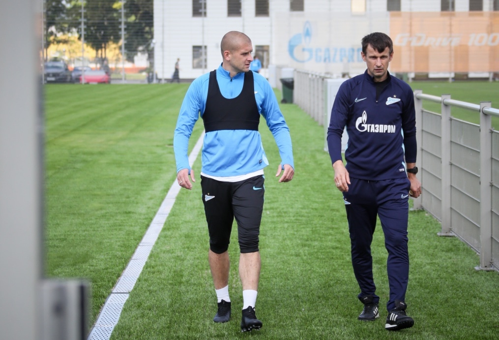 Открытая тренировка «Зенита» перед матчем с ФК «Уфа»