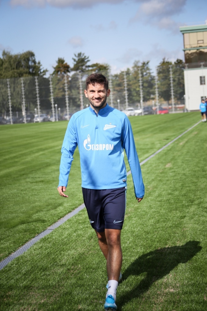 Открытая тренировка «Зенита» перед матчем с ФК «Уфа»