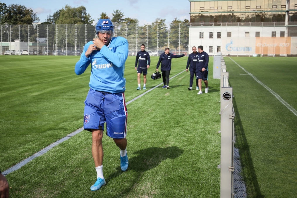 Открытая тренировка «Зенита» перед матчем с ФК «Уфа»